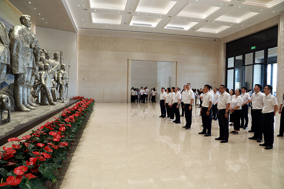 bte365集团党委赴关中革命纪念馆开展“状畎革命足迹 传承红色基因 筑牢作风基本”党建研学活动